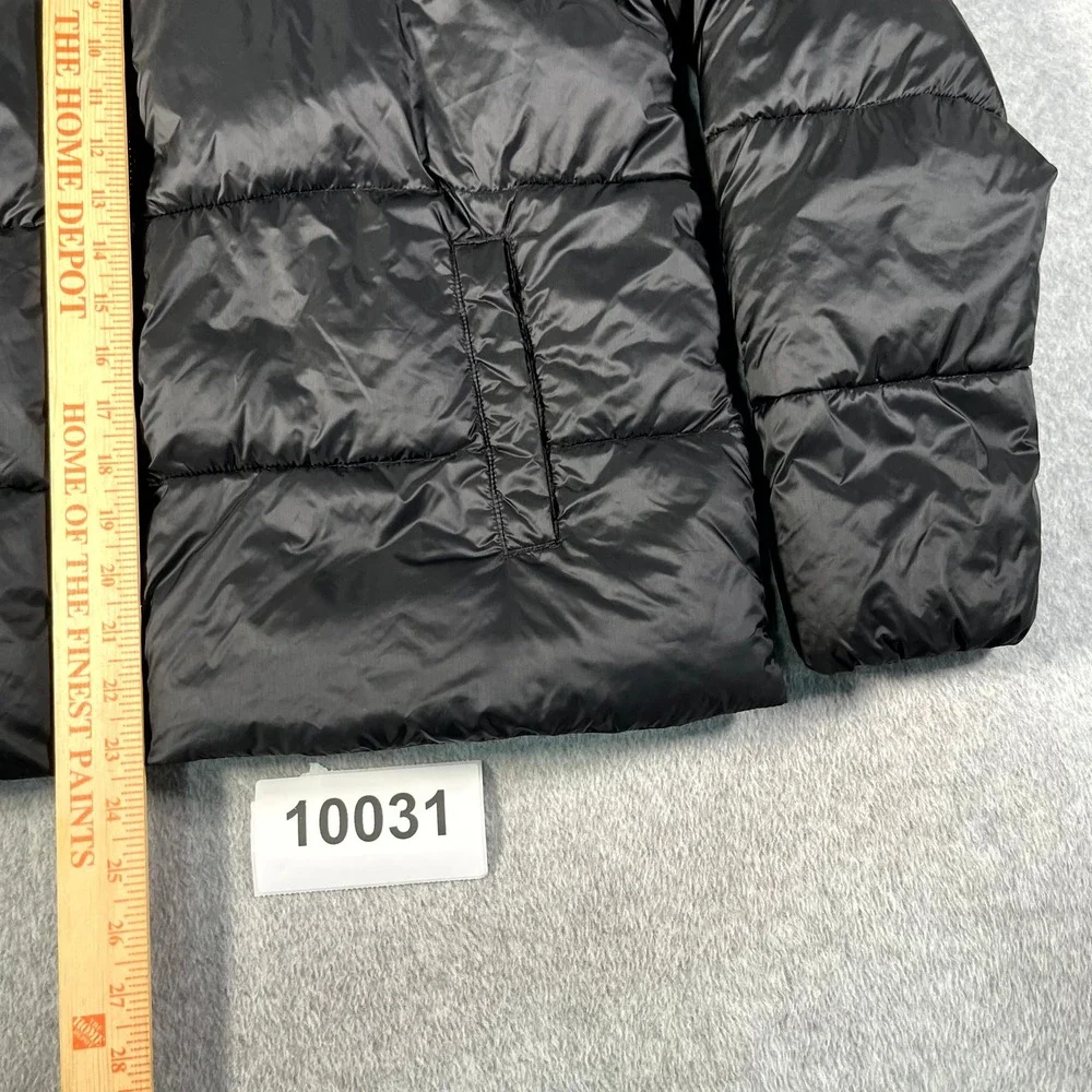32 Degree Puffer Jacket Men's Large Black Pockets Insulated Waterproof Full Zip